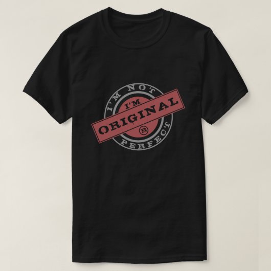 Funny Text Briefmarke T - Shirt (Design vorne)