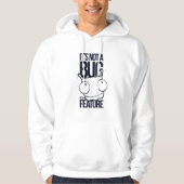 Funny Text Design Cartoon Hoodie (Vorderseite)
