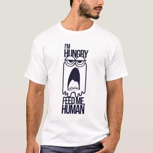 Funny Text Design Cartoon T-Shirt (Vorderseite)