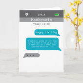 Funny Text Geburtstag Spaß Karte (Gelbe Blume)