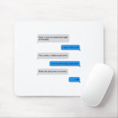 Funny Text Mousepad (Mit Mouse)