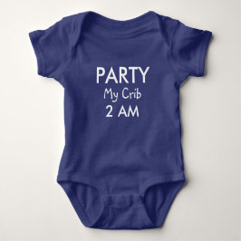 Funny Text Party Baby Baby Strampler