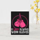 Funny Thai Boxing Women Geschenk Muay Thai Karte (Gelbe Blume)