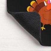 Funny Thanksgiving 67 Baseball Drip Gobble Turkey  Mousepad (Ecke)
