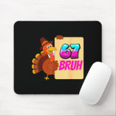 Funny Thanksgiving 67 Baseball Drip Gobble Turkey Mousepad (Mit Mouse)