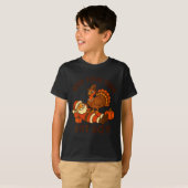 Funny Thanksgiving Christmas Turkey Vs Santa For M T-Shirt (Vorne ganz)