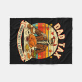 Funny Thanksgiving Dad Tax Skeleton Turkey Day Foo Fleecedecke (Vorderseite (Horizontal))