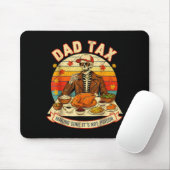 Funny Thanksgiving Dad Tax Skeleton Turkey Day Foo Mousepad (Mit Mouse)