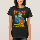 Funny Thanksgiving Dad Tax Skeleton Turkey Day Foo T-Shirt (Vorderseite)