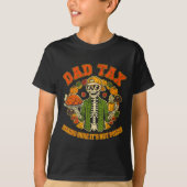 Funny Thanksgiving Dad Tax Skeleton Turkey Day Foo T-Shirt (Vorderseite)