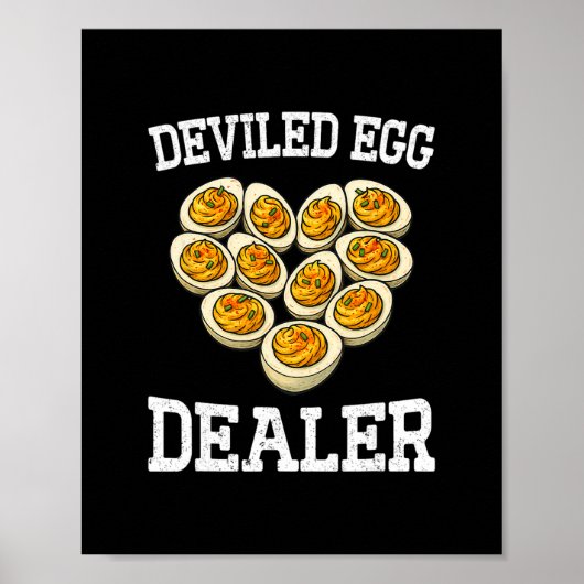 Funny Thanksgiving Deviled Egg Dealer You Know Why Poster (Vorne)