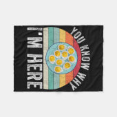 Funny Thanksgiving Deviled Eggs You Know Why I'm H Fleecedecke (Vorderseite (Horizontal))