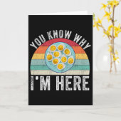 Funny Thanksgiving Deviled Eggs You Know Why I'm H Karte (Gelbe Blume)