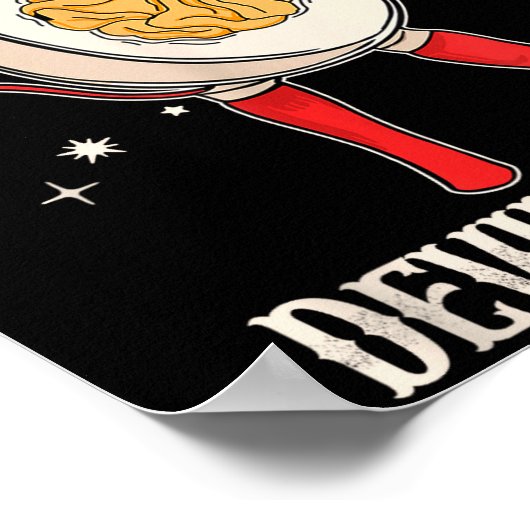 Funny Thanksgiving Dinner Bad Day To Be A Deviled Poster (Ecke)