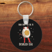 Funny Thanksgiving Dinner Bad Day To Be A Deviled Schlüsselanhänger (Vorderseite)