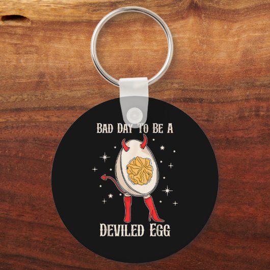 Funny Thanksgiving Dinner Bad Day To Be A Deviled  Schlüsselanhänger (Vorderseite)