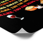 Funny Thanksgiving Dinner P The Cranberry Sauce De Poster (Ecke)