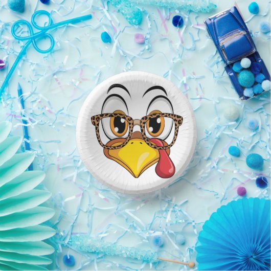 Funny Thanksgiving Flair Pappteller (Party)