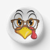 Funny Thanksgiving Flair Pappteller (Vorderseite)