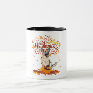 Funny Thanksgiving Gifts German Shepherd Dog Tasse