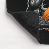 Funny Thanksgiving Gorilla Holding Turkey Lgrim Ha Mousepad (Ecke)