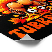 Funny Thanksgiving Guess What Turkey Butt Couples Poster (Ecke)