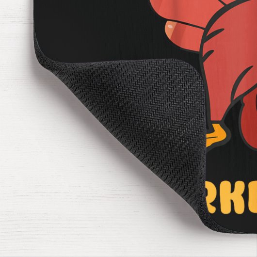 Funny Thanksgiving Guess What Turkey Butt Men Wome Mousepad (Ecke)