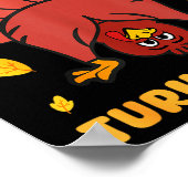 Funny Thanksgiving Guess What Turkey Butt Men Wome Poster (Ecke)