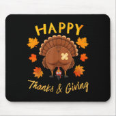 Funny Thanksgiving Guess What Turkey Butt Mousepad (Vorne)