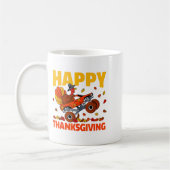 Funny Thanksgiving Monster Truck Turkey Ride Fall Kaffeetasse (Links)