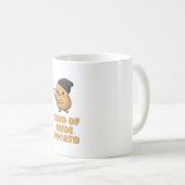 Funny Thanksgiving Mug | Kind of Rude Potato Coffe Kaffeetasse (VorderseiteRechts)