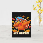 Funny Thanksgiving Outfit Kids Toddler Boys Dab Tu Karte (Gelbe Blume)