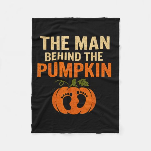 Funny Thanksgiving Pregnancy Reveal Costume For Da Fleecedecke (Vorderseite)