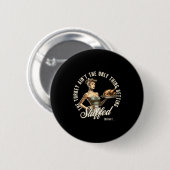Funny Thanksgiving Retro N Up Inappropriate Stuffe Button (Vorne & Hinten)