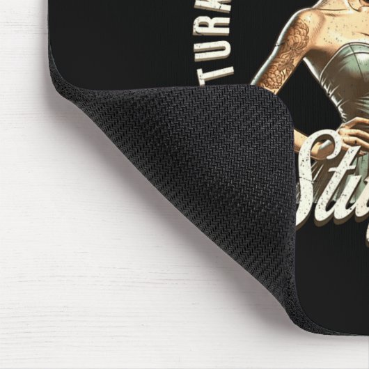 Funny Thanksgiving Retro N Up Inappropriate Stuffe Mousepad (Ecke)