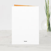 Funny Thanksgiving Teacher Card – Thanks a Latte Karte (Rückseite)