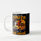 Funny Thanksgiving Turkey Bus Driver School Gift Kaffeetasse (Links)