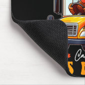 Funny Thanksgiving Turkey Bus Driver School Gift Mousepad (Ecke)