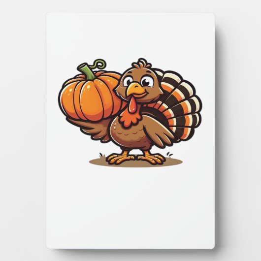 Funny Thanksgiving Turkey Design  Family Holiday M Fotoplatte (Vorderseite)