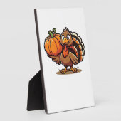 Funny Thanksgiving Turkey Design  Family Holiday M Fotoplatte (Seite)