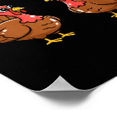 Funny Thanksgiving Turkey Design - What Are You Th Poster (Ecke)