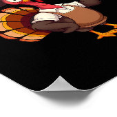 Funny Thanksgiving Turkey Eat Tacos Mexican Thanks Poster (Ecke)
