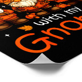 Funny Thanksgiving With My Gnomies Cute Gnome Fall Poster (Ecke)
