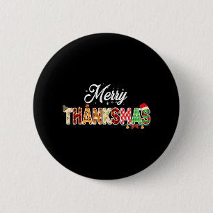 Funny Thanksmas 2022 Merry Thanksmas Erntedank Button