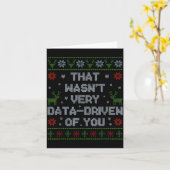 Funny That Wasn't Very Data Driven Of You Aba Ugly Karte (Gelbe Blume)