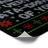 Funny That Wasn't Very Data Driven Of You Aba Ugly Poster (Ecke)