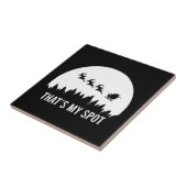 Funny That's My Spot Xmas Session Santa on Sleigh Fliese (Seite)