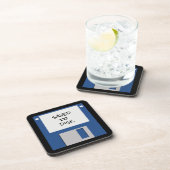 Funny Thback Computer Floppy Diskette Untersetzer (Rechte Seite)