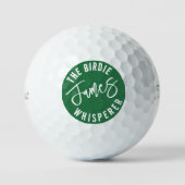 Funny The Birdie Whisperer Golfball (Vorderseite)