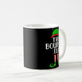 Funny The Bourbon Elf Matching Family Christmas  Kaffeetasse (VorderseiteRechts)